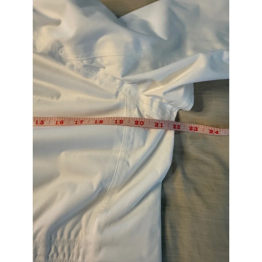 Bette & Court White Hooded Rain Jacket Golfcore Coastal Activewear‎ L
